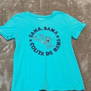 Kids Blue Graphic T-Shirt